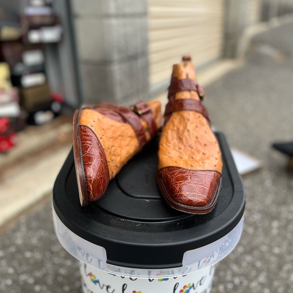 Mens Crocodile Fancy Boots
